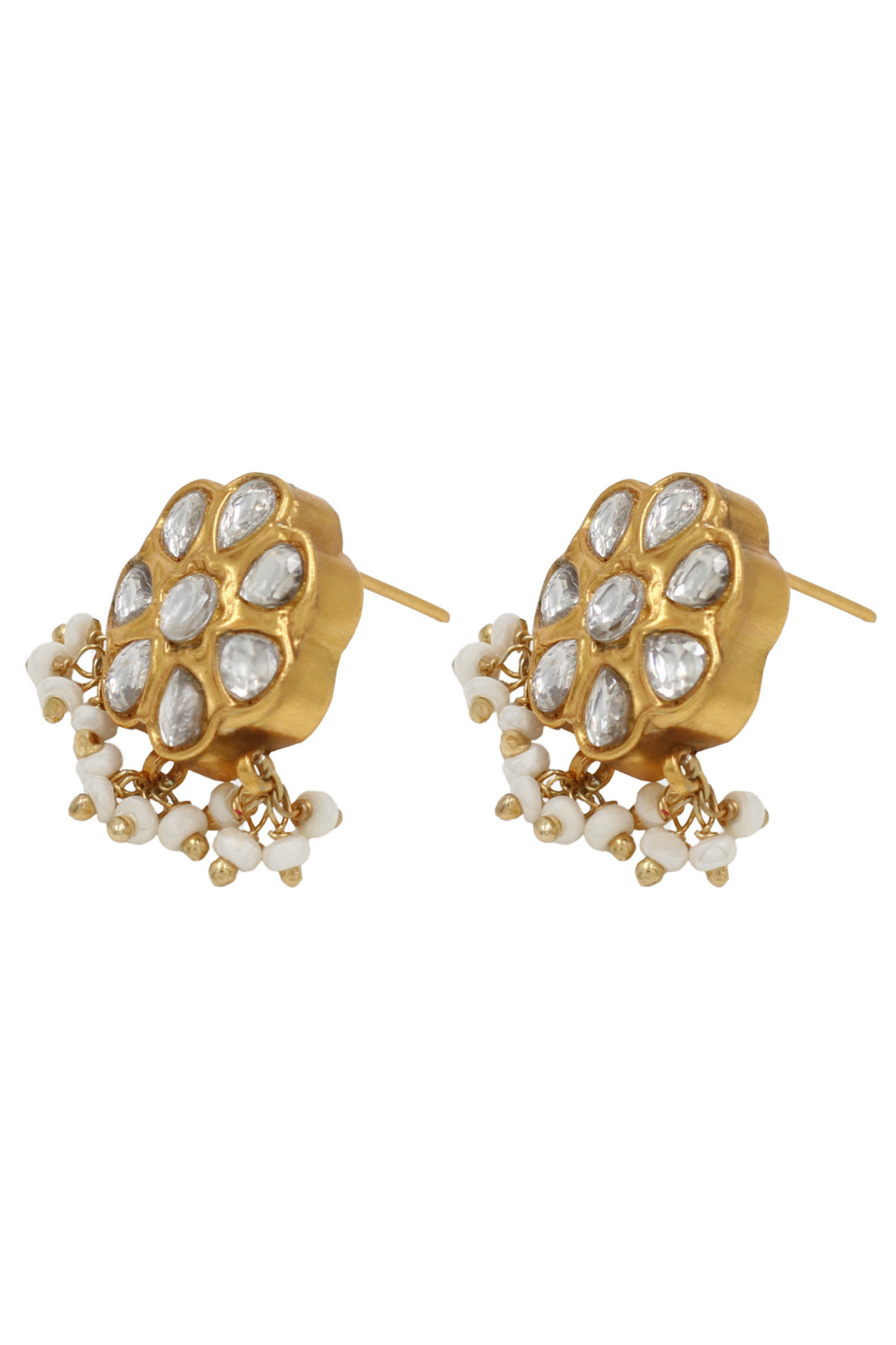 Golden Luxe Kundan Earrings