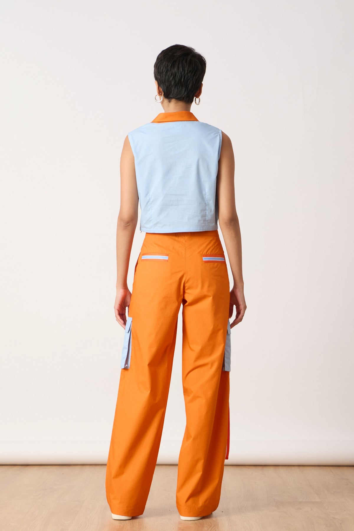 Jayden Mandarin Orange Cargo Pant