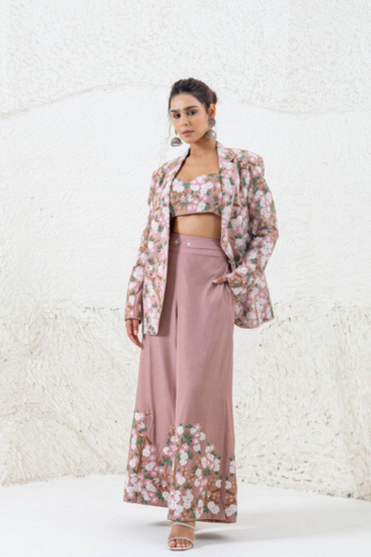 Onion Pink Jacket Set