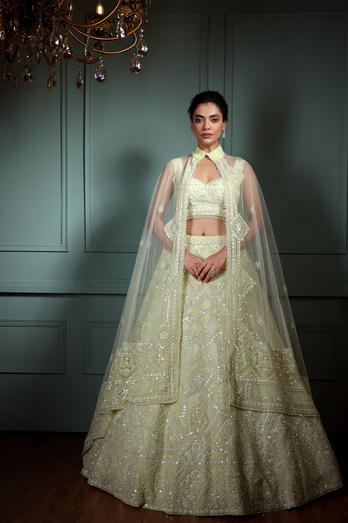 L Gamma Lehenga Set