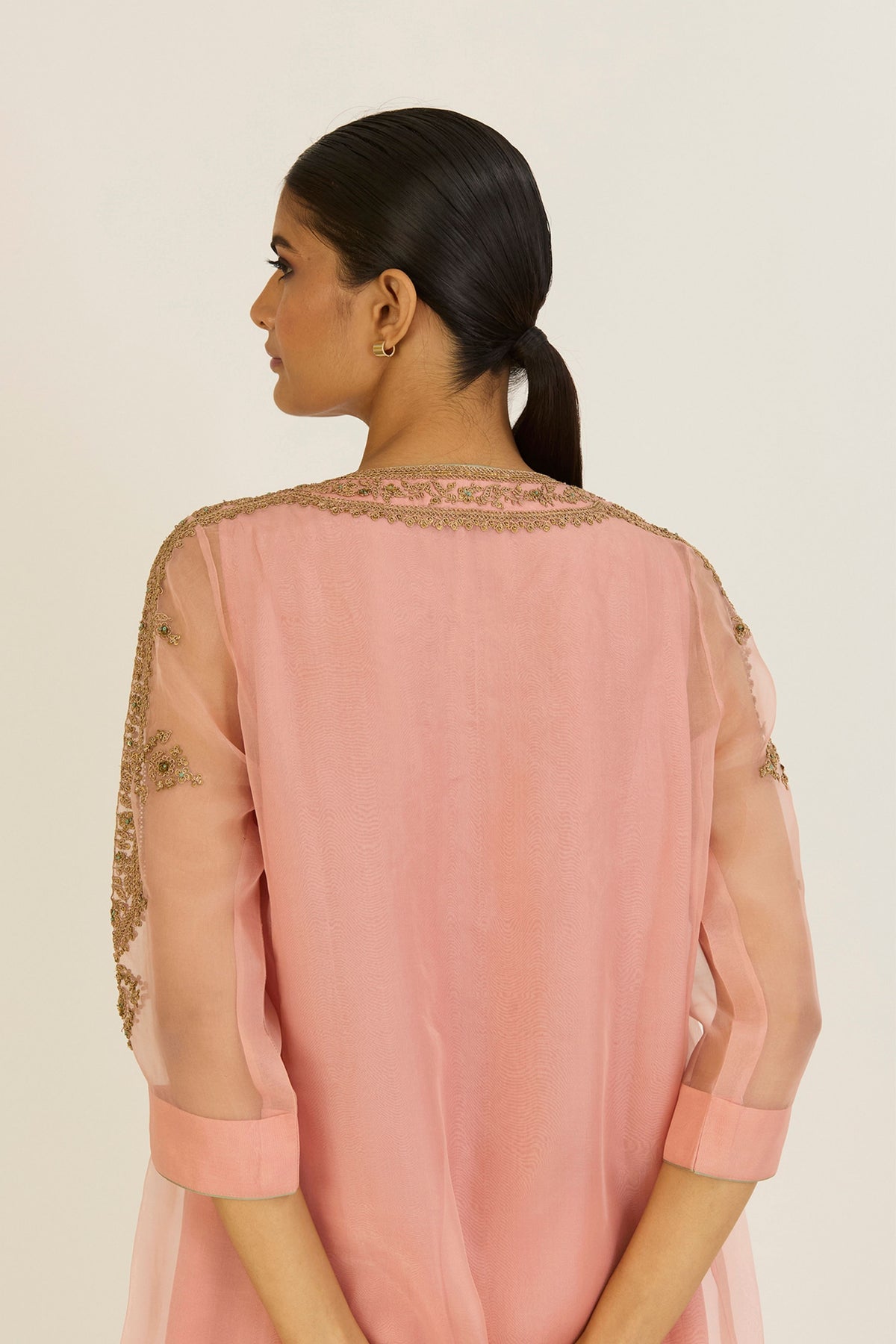 Nandita Salmon Pink Kurta &amp; Pants