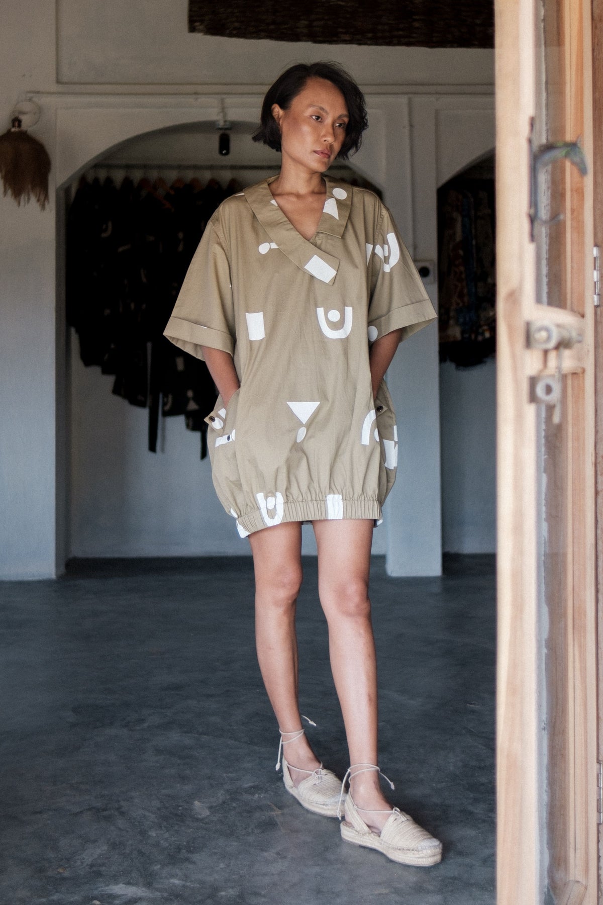 Khaki Triangle Sydney Shift Dress