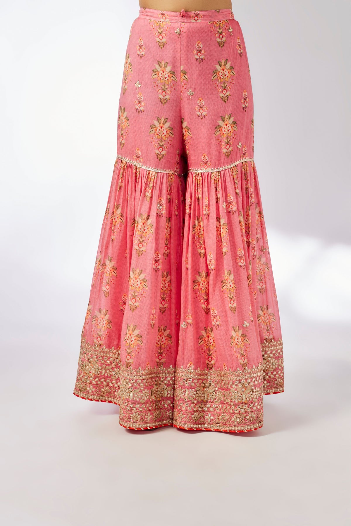 Pink Sadhna Sharara Set