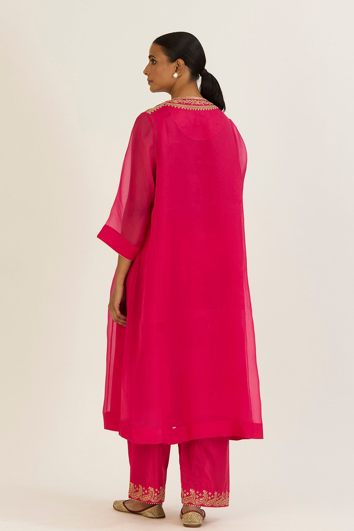 Nandita Fuschia Kurta &amp; Pants