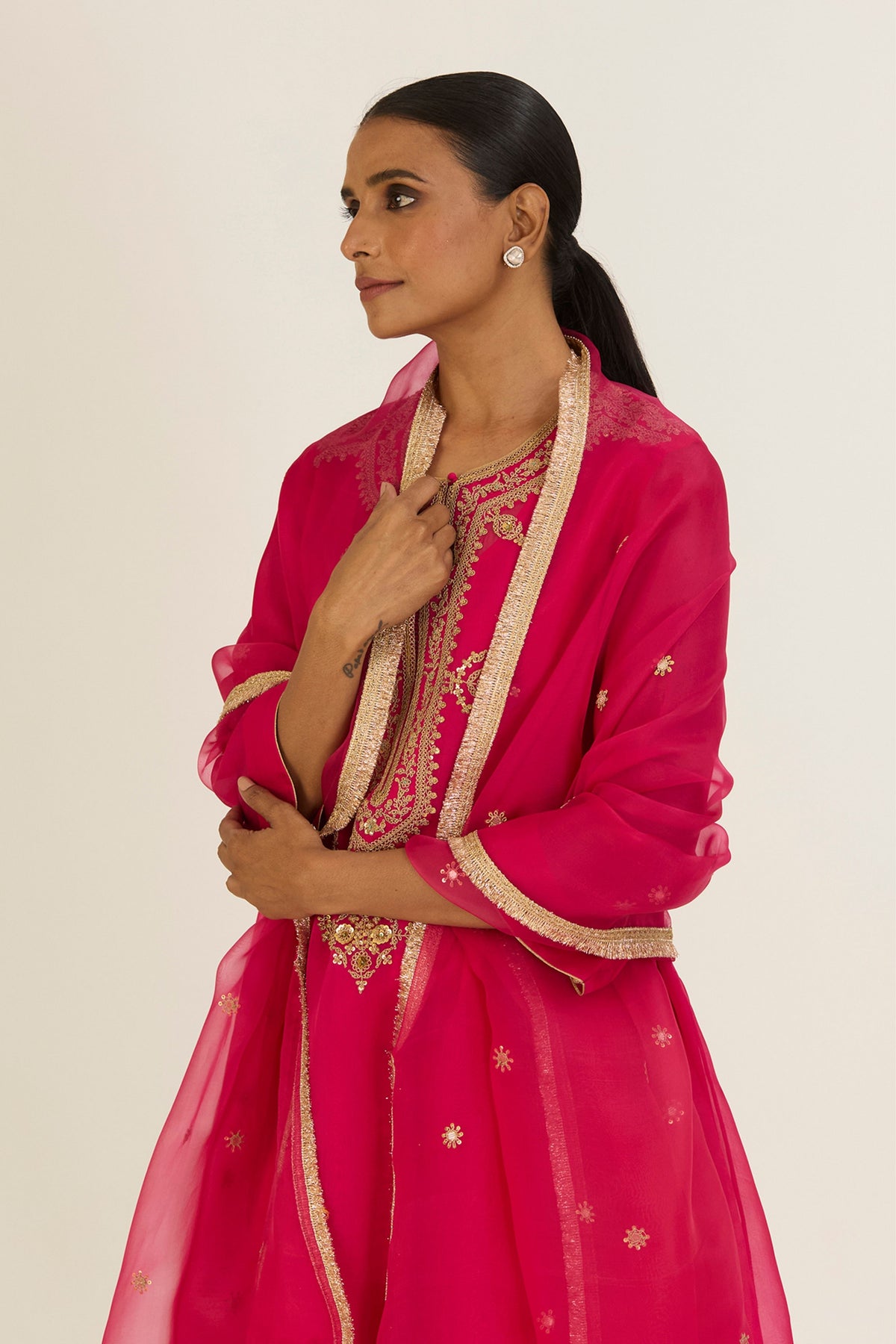 Nandita Fuschia Kurta &amp; Pants