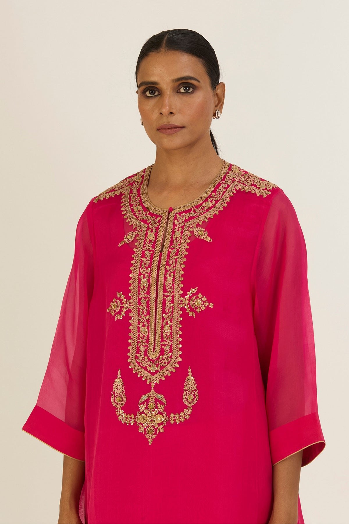 Nandita Fuschia Kurta &amp; Pants