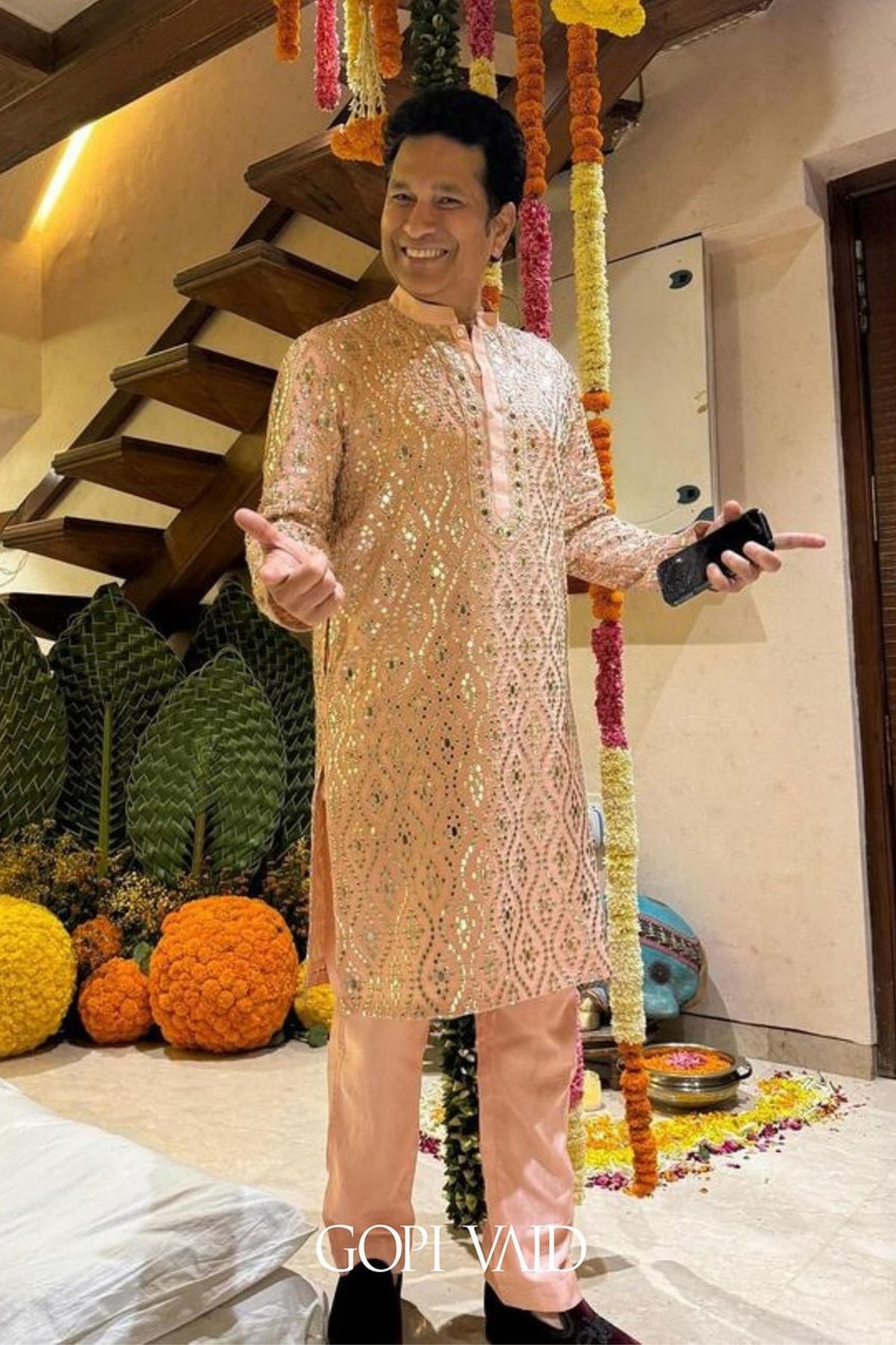 Sachin Tendulkar Kurta Set