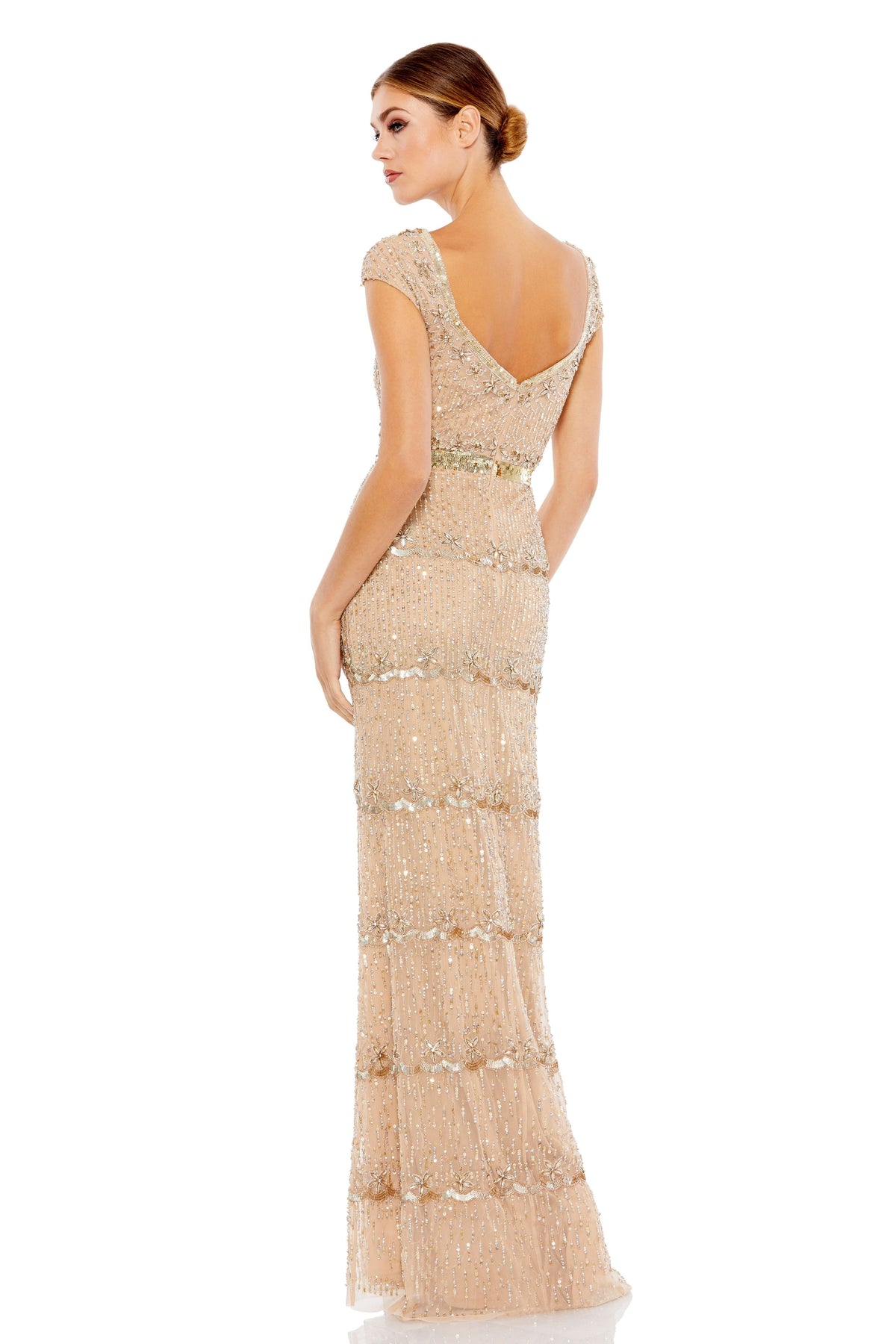 Long Beaded Gown