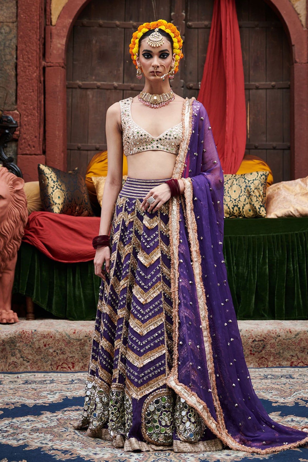 Ulfat Jamuni Lehenga Set