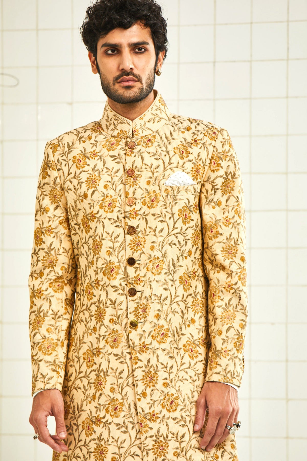 Chirota Textured Sherwani