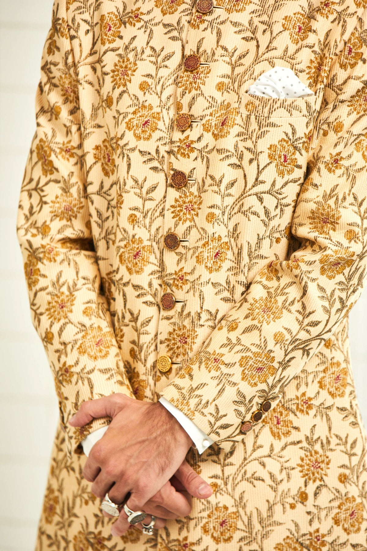 Chirota Textured Sherwani