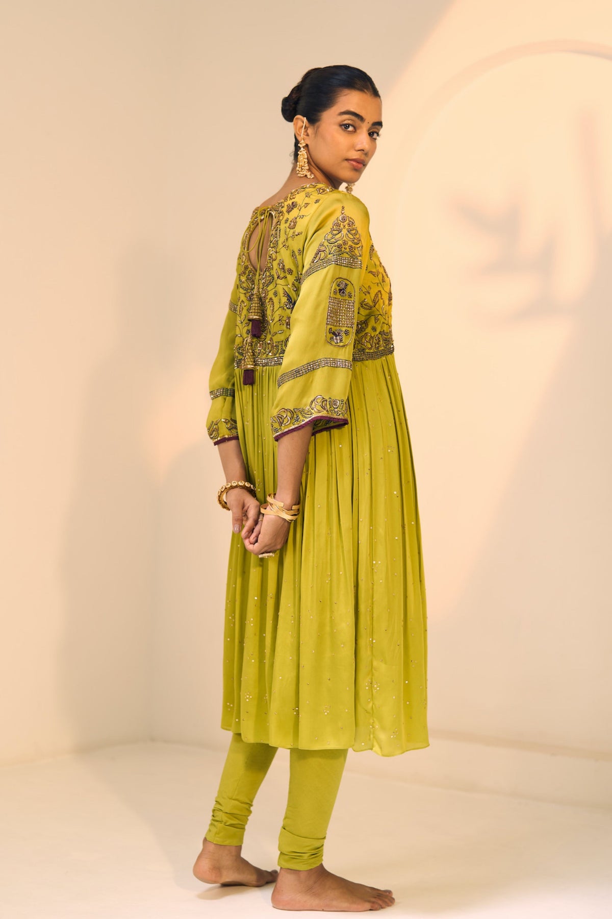 Green Lavanya Kurta Set