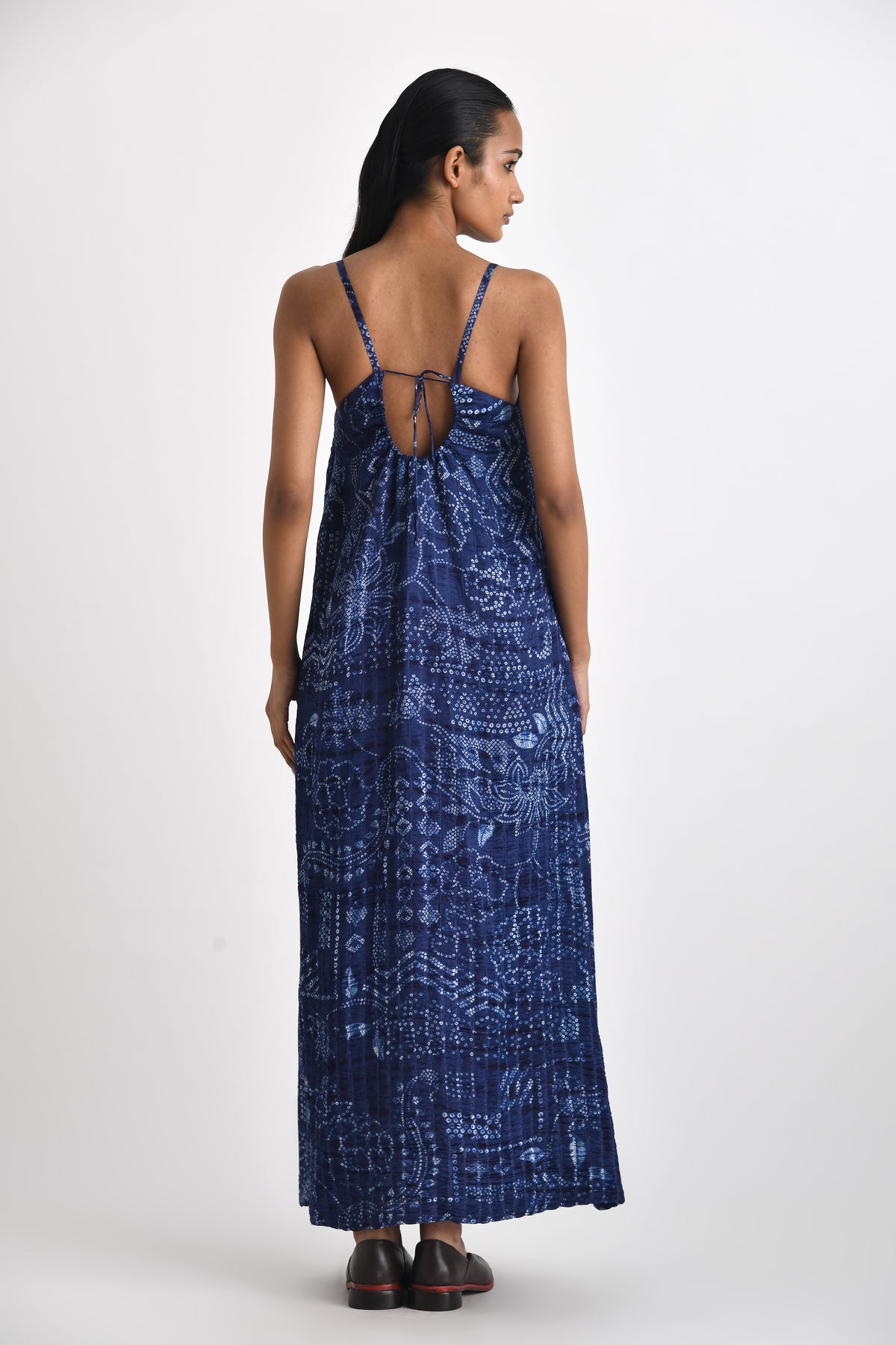 Imerose Printed Shibori Dress