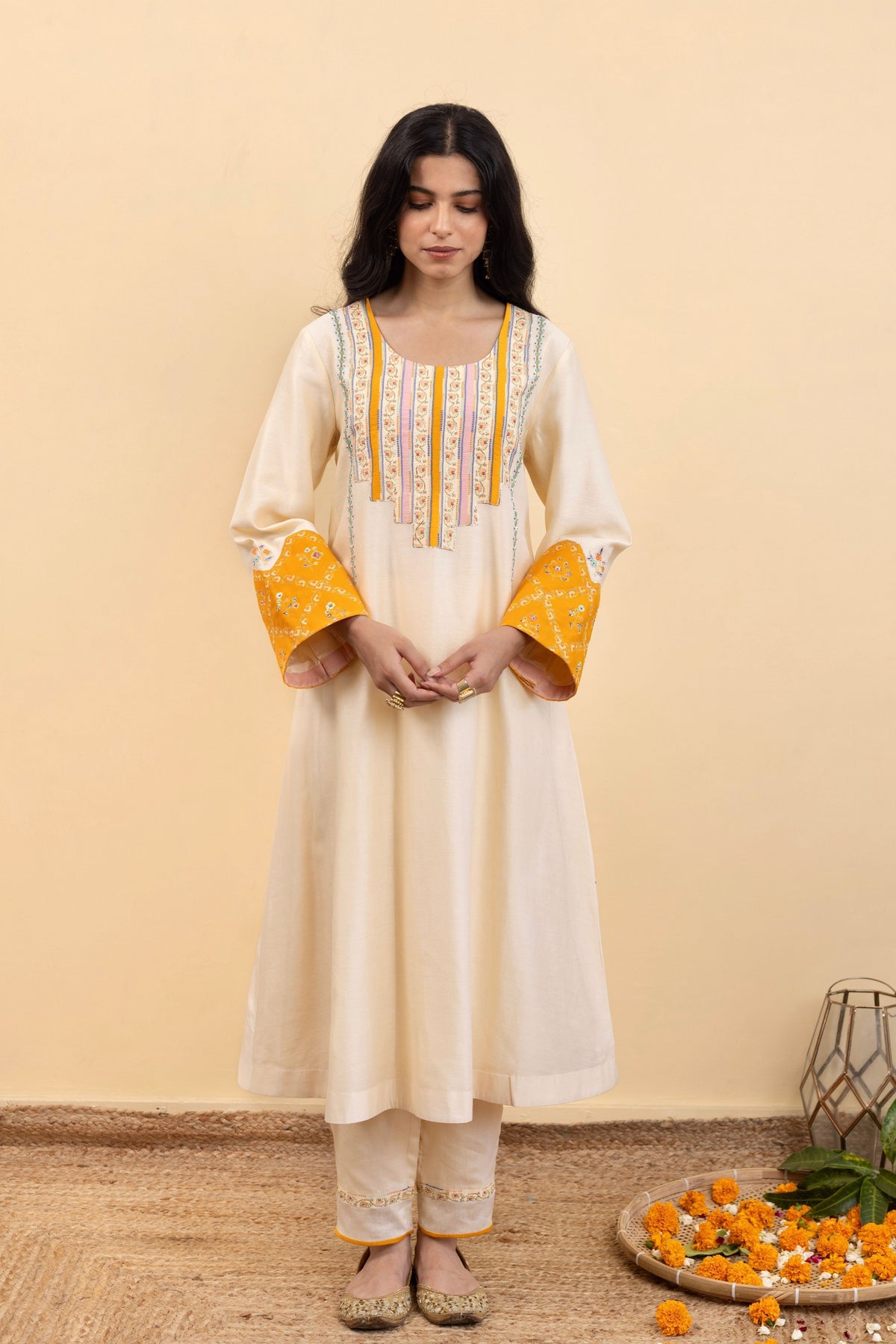 Ivory Kira Kurta Set