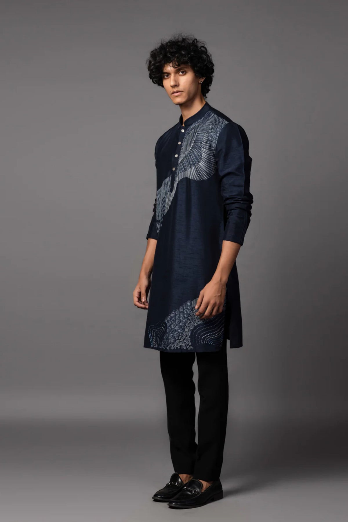 Navy Reverie Kurta Set