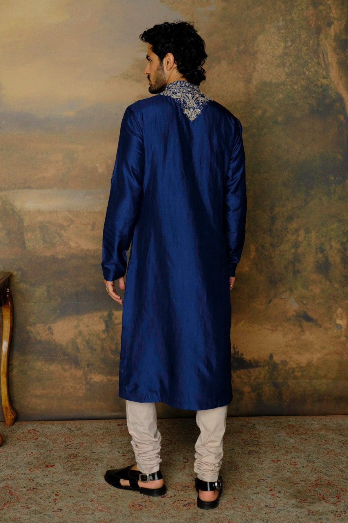 Embroidered Kurta With Chudidar