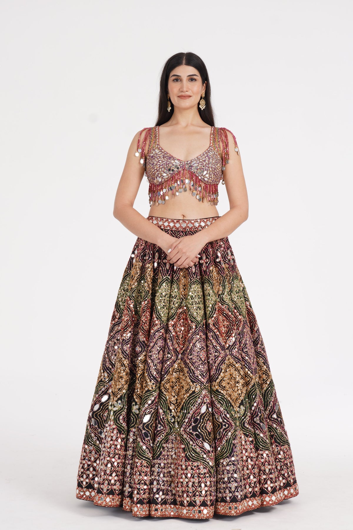 Multicolor Lehenga Set