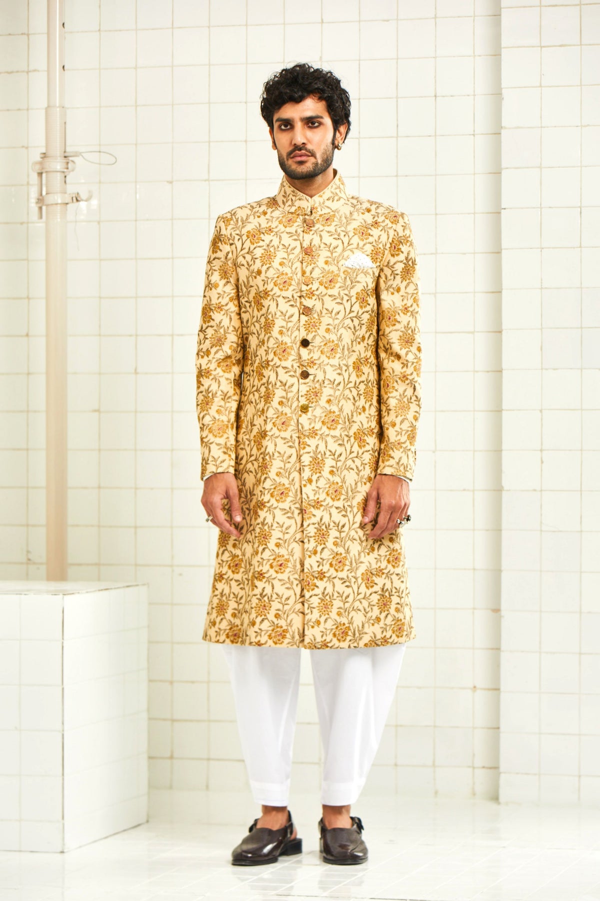 Chirota Textured Sherwani