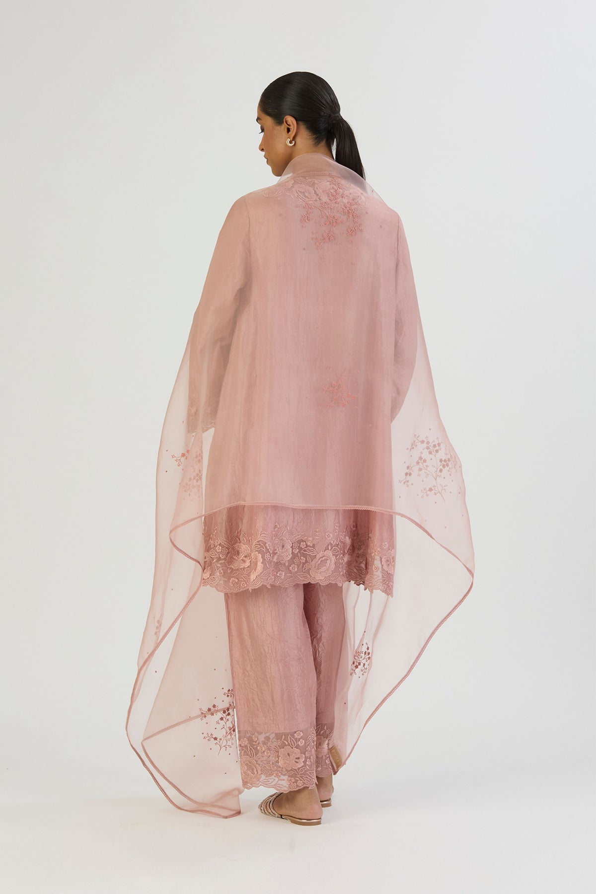 Pink Salmon Manya Dupatta