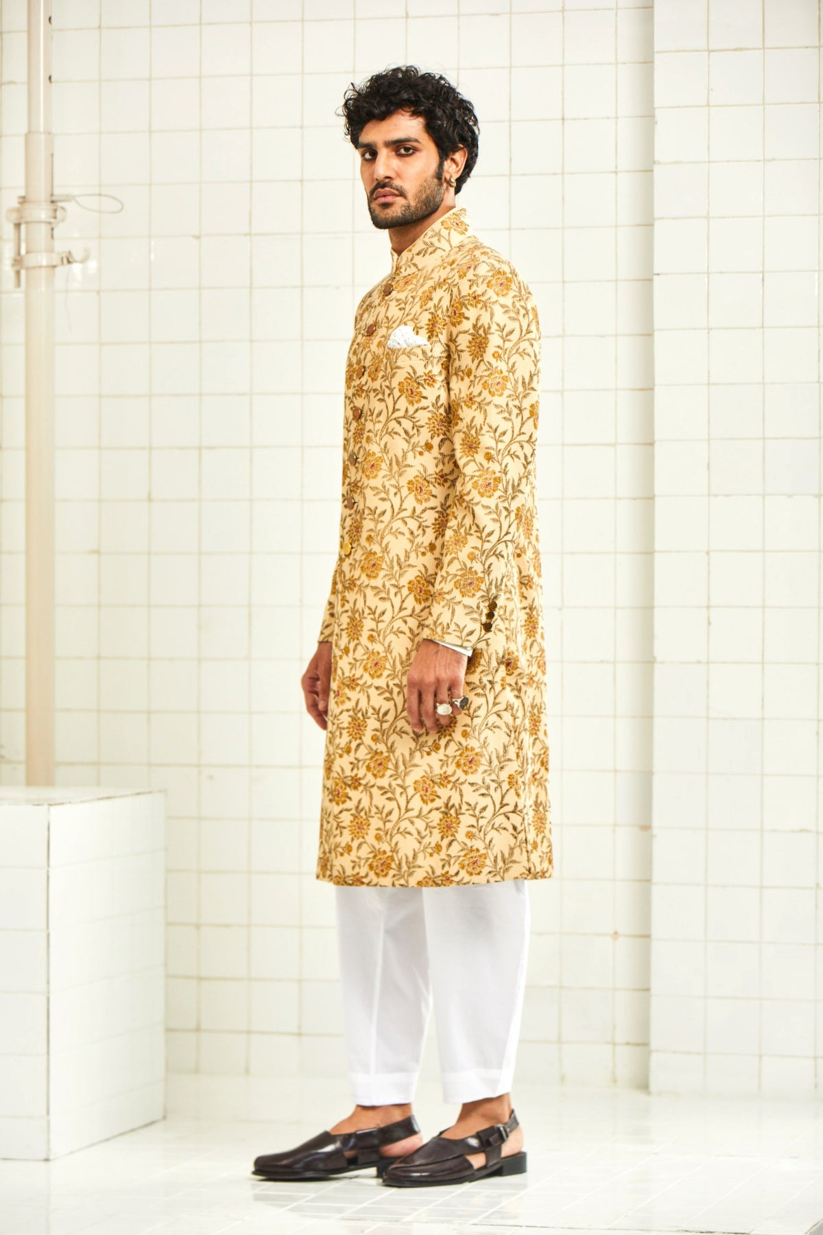 Chirota Textured Sherwani