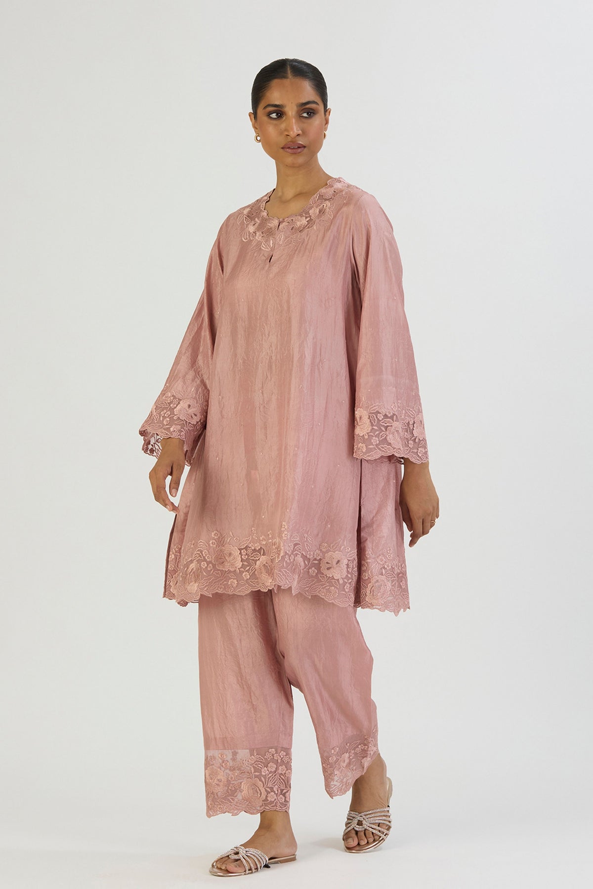 Pink Manya Kurta and Pant