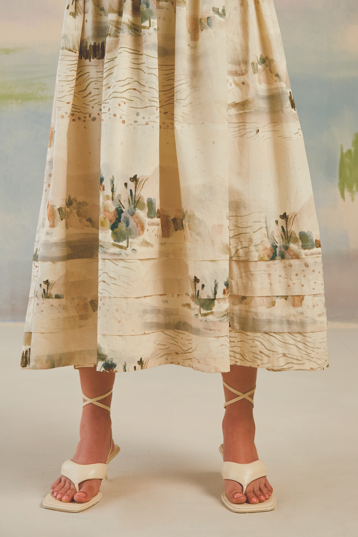 Anna Modern Toile Dress