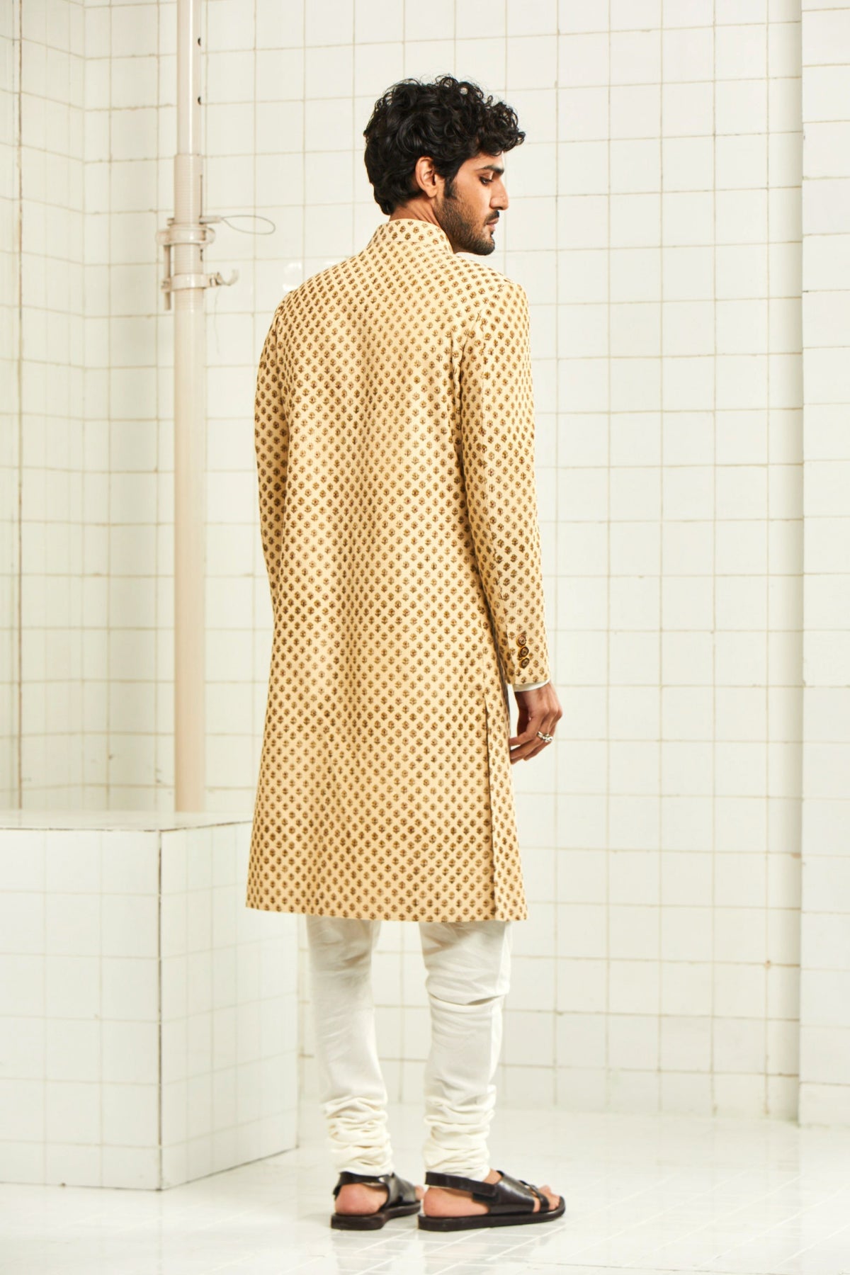 Chhitroli Textured Sherwani