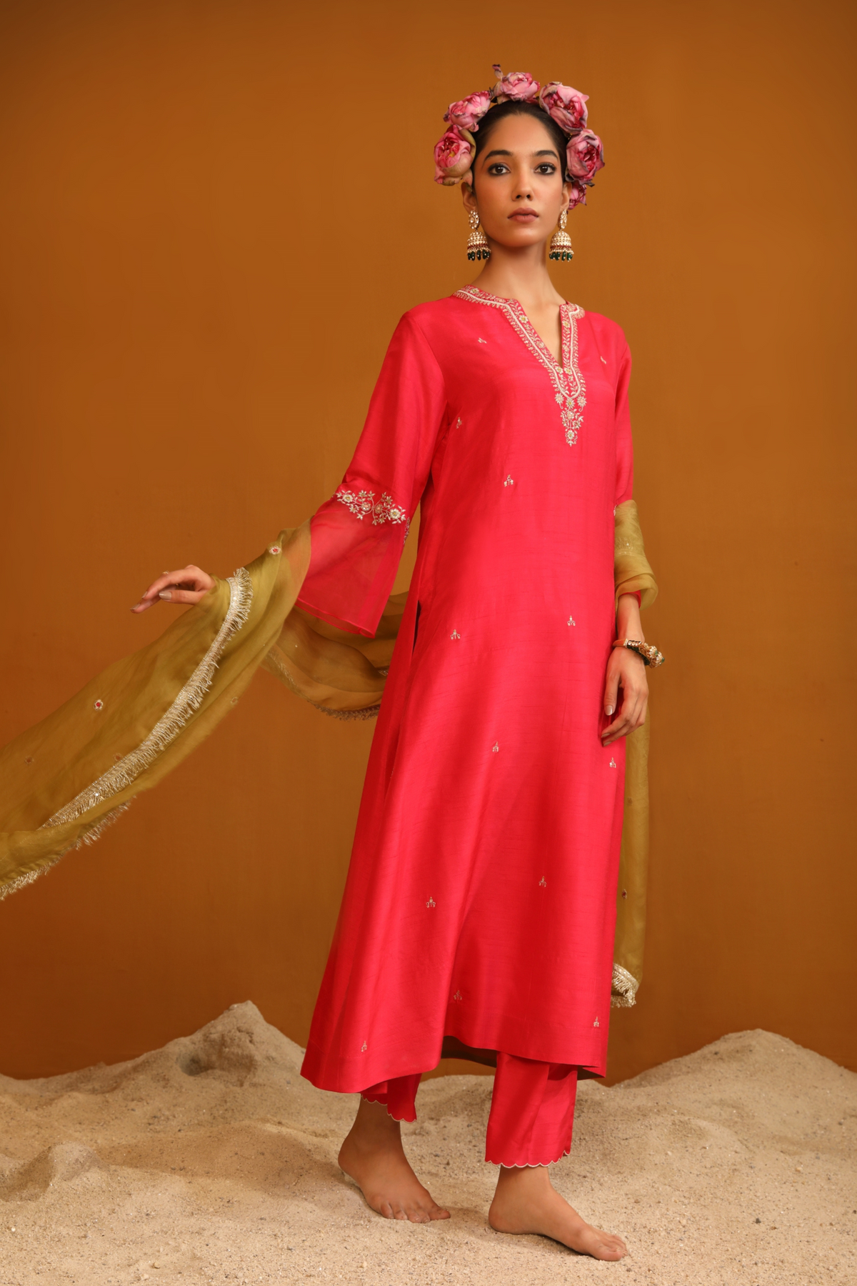 Shehnaz Pink Kurta Set