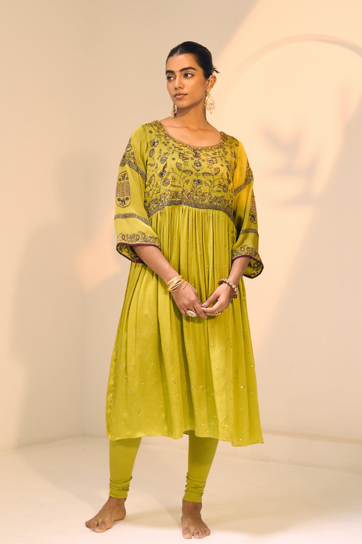 Green Lavanya Kurta Set