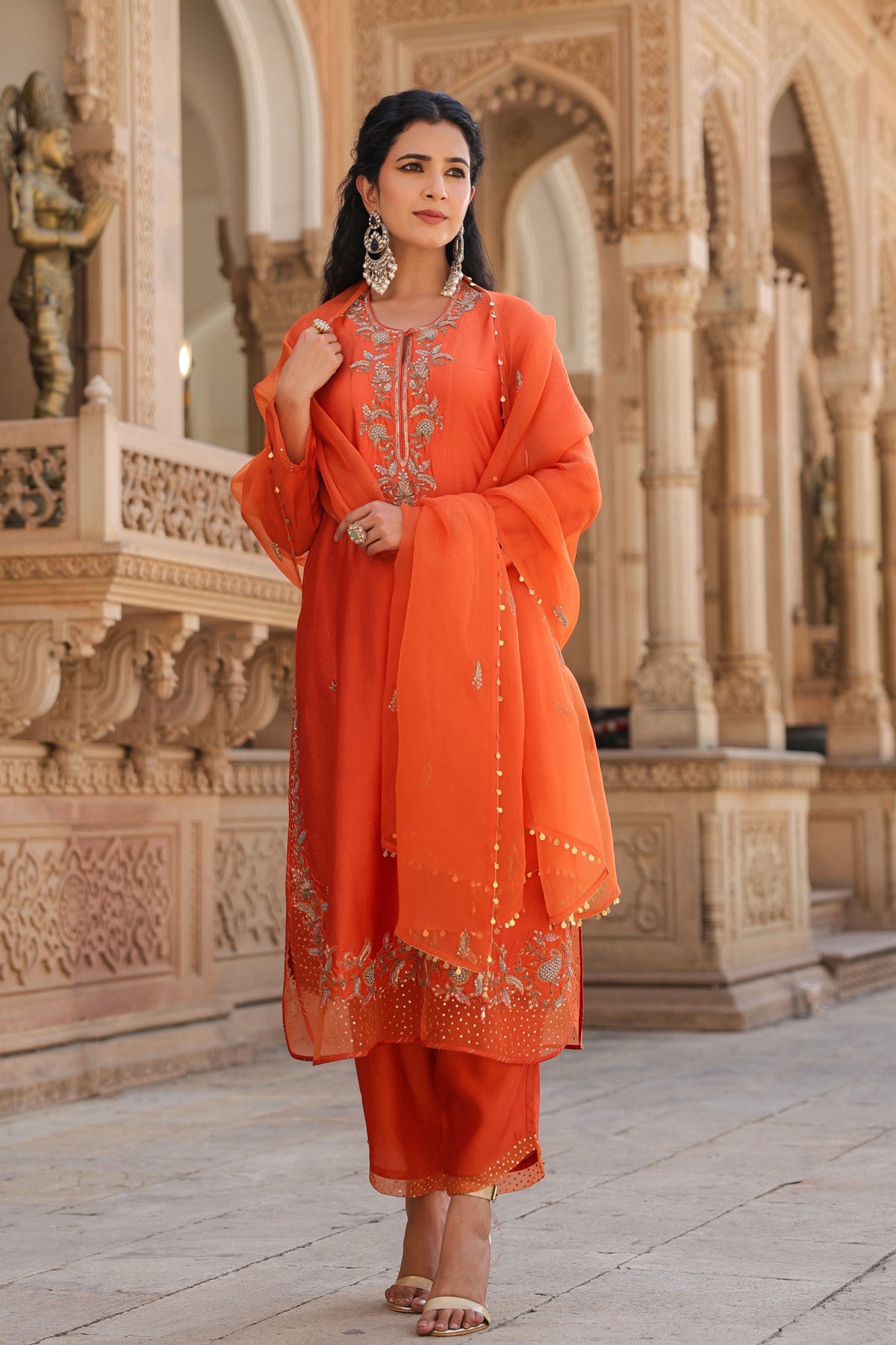 Riwayat Heavy Long Kurta Set