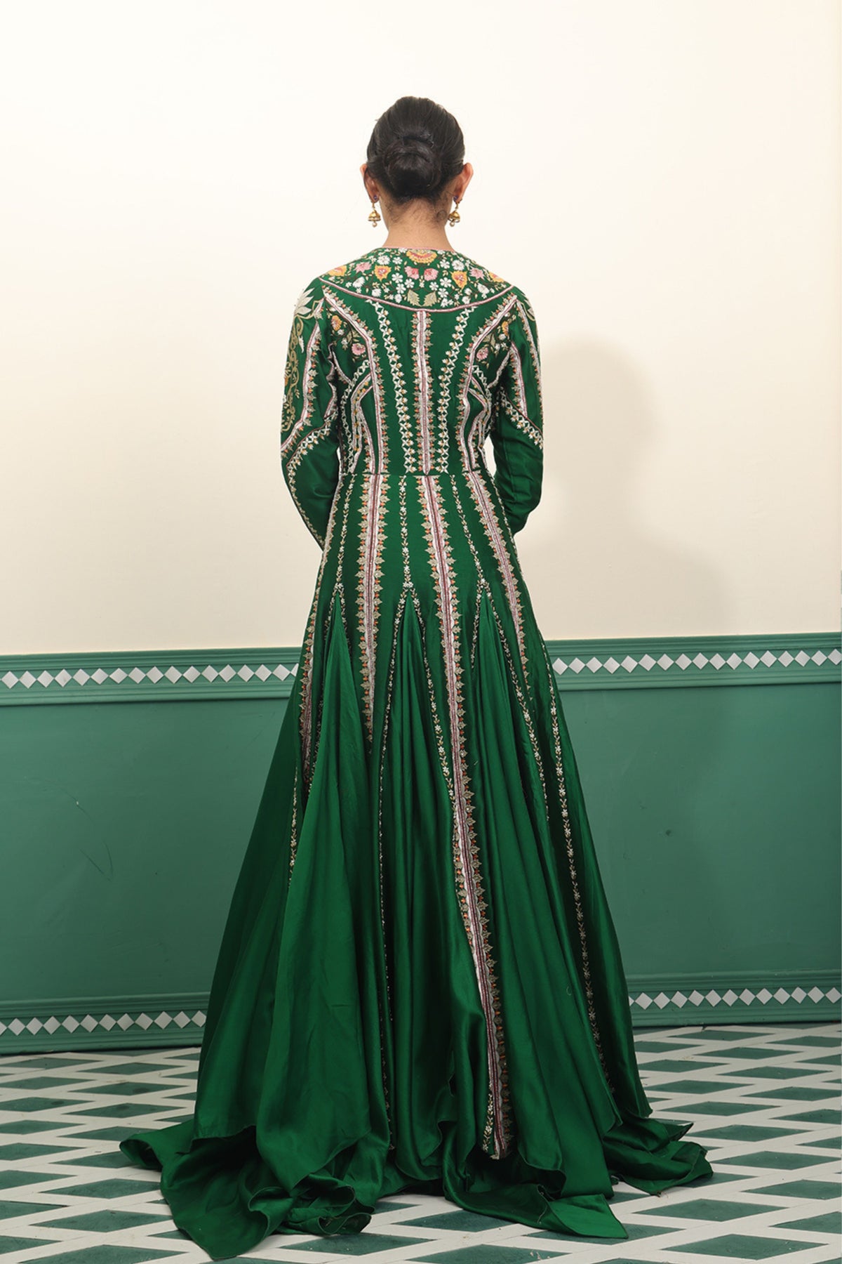 Green Anarkali