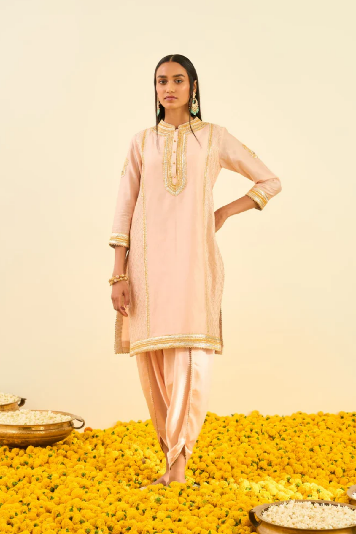 Aliza rosepink kurta set