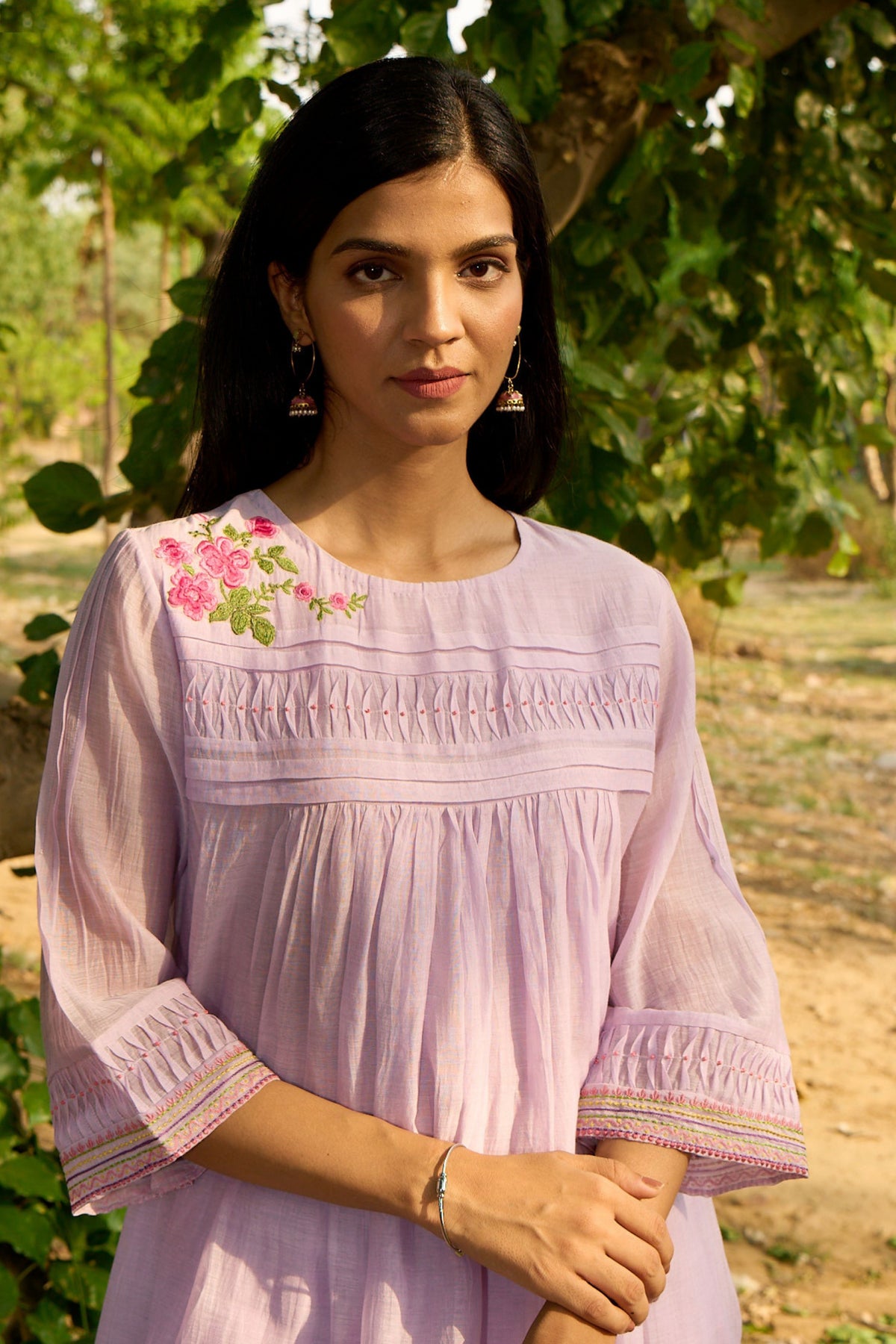 Delicate Pleats Kurta Set