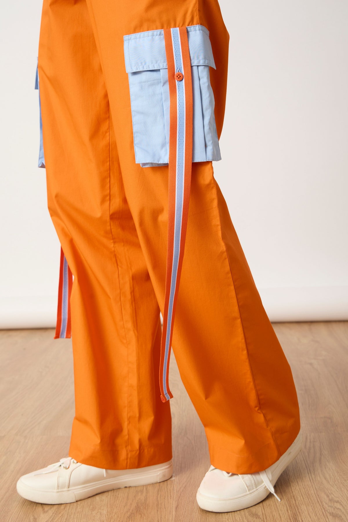 Jayden Mandarin Orange Cargo Pant