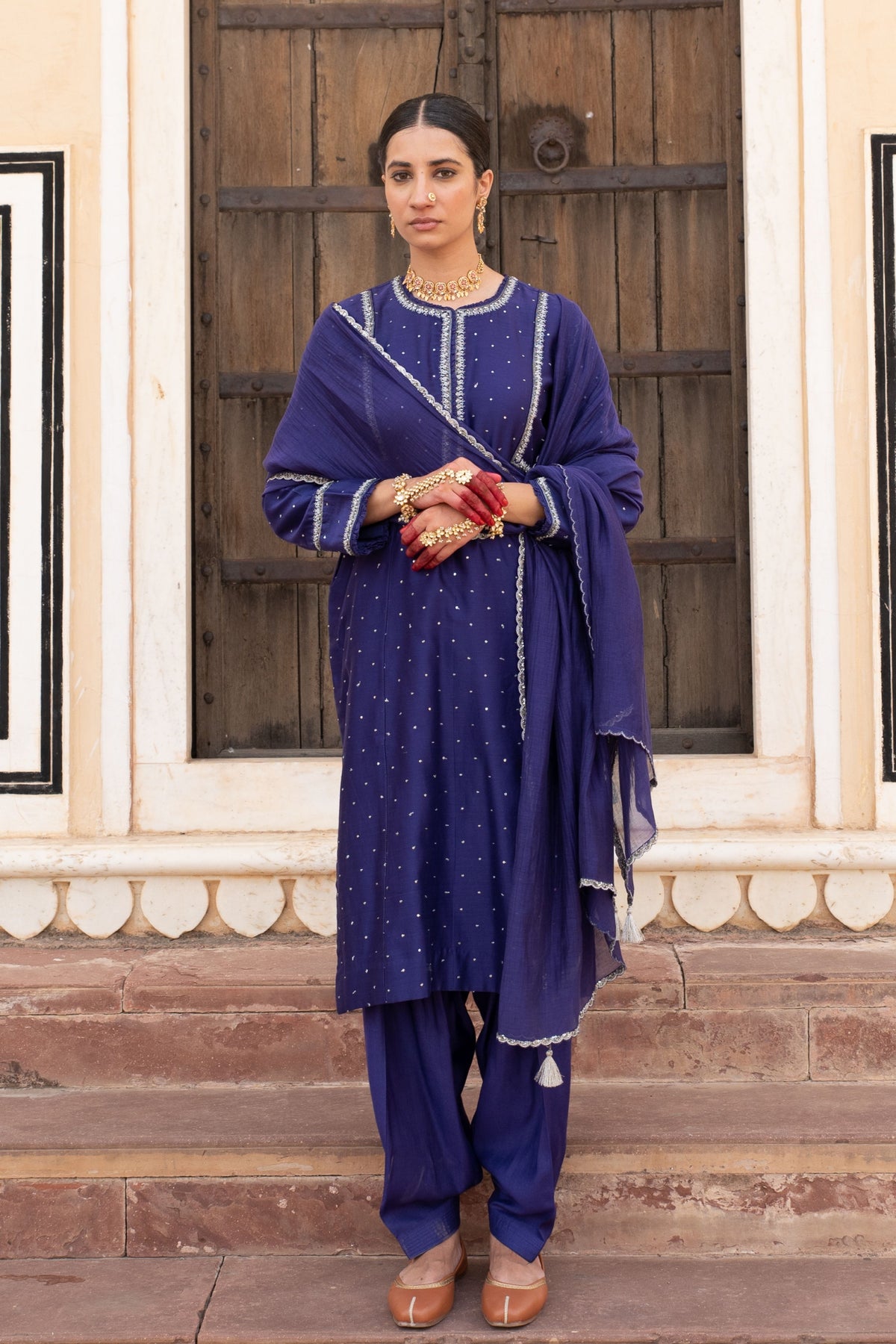 Royal Blue Kurta Set