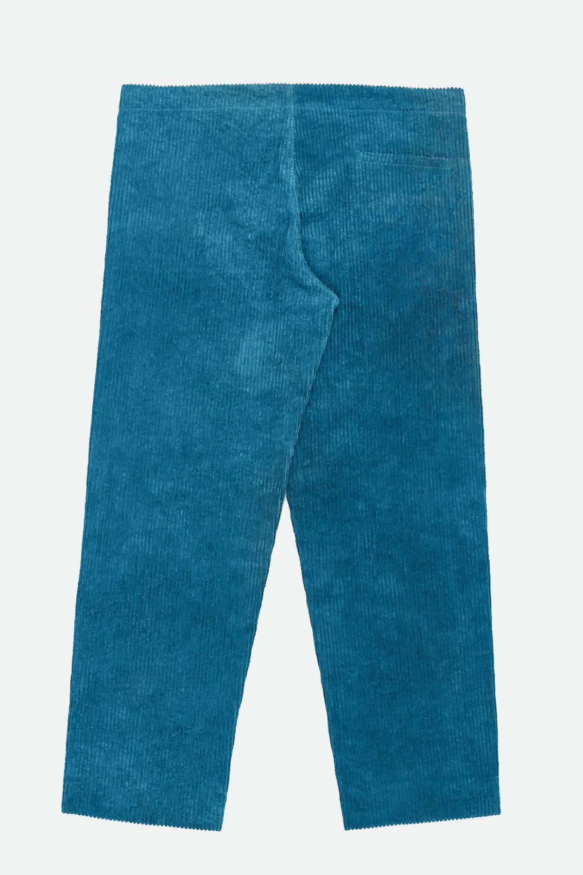 Turquoise Solid Drawstring Pants