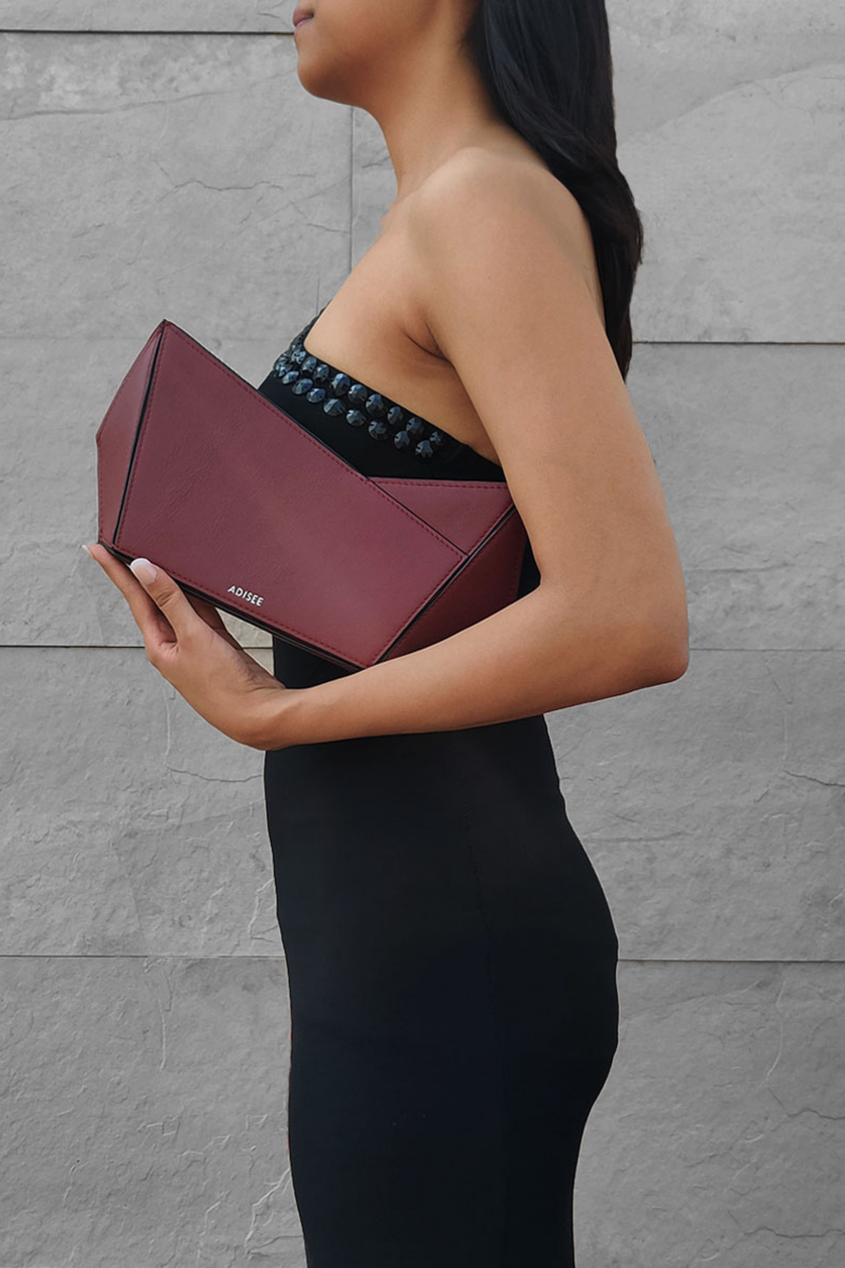 Farrah Maroon Handbag