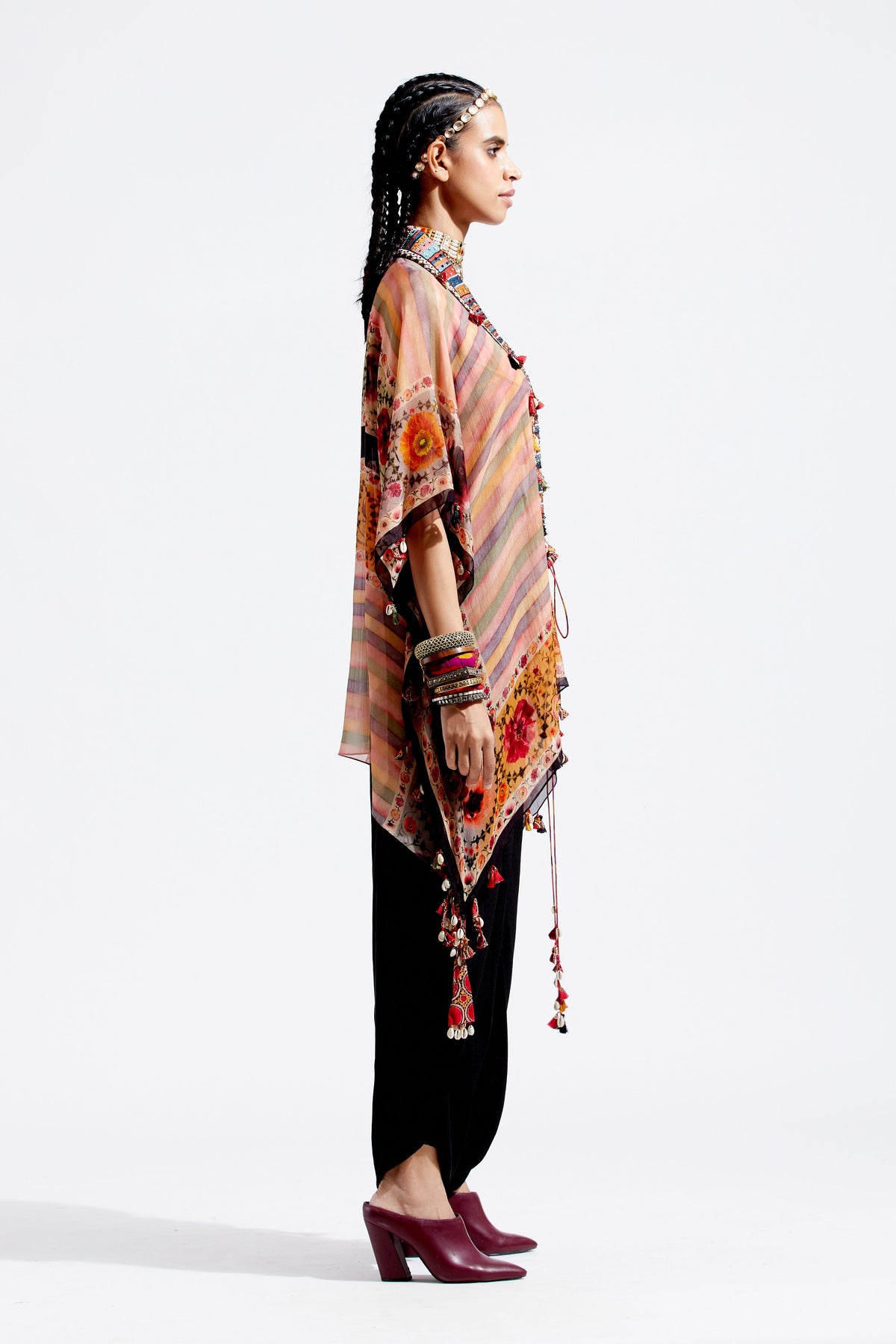 Veni dupatta jacket