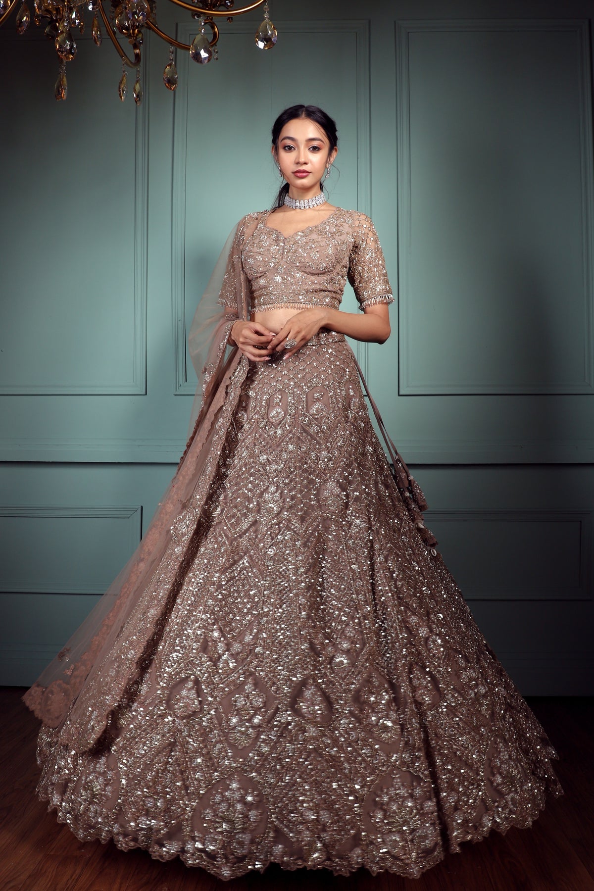 Purab Paschim Lehenga Set