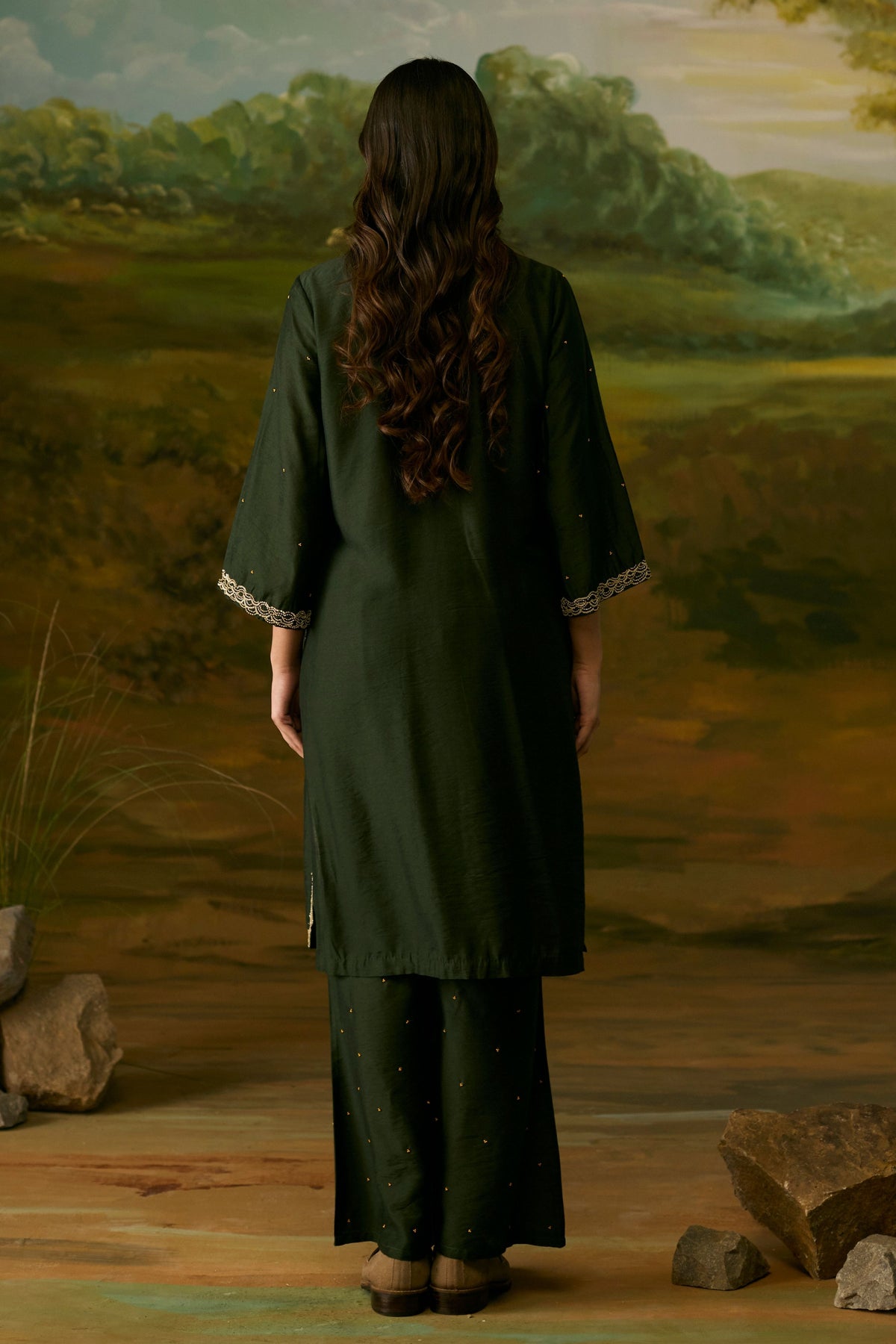 Forest Green Kurta