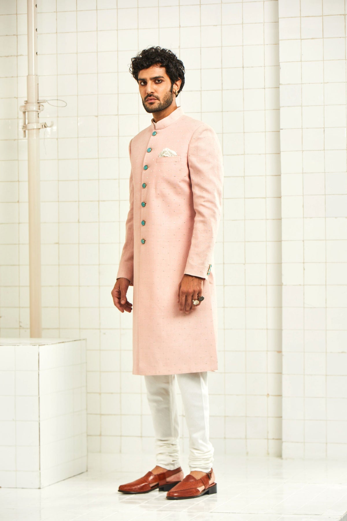 Bhomya Zari Embroidered Sherwani