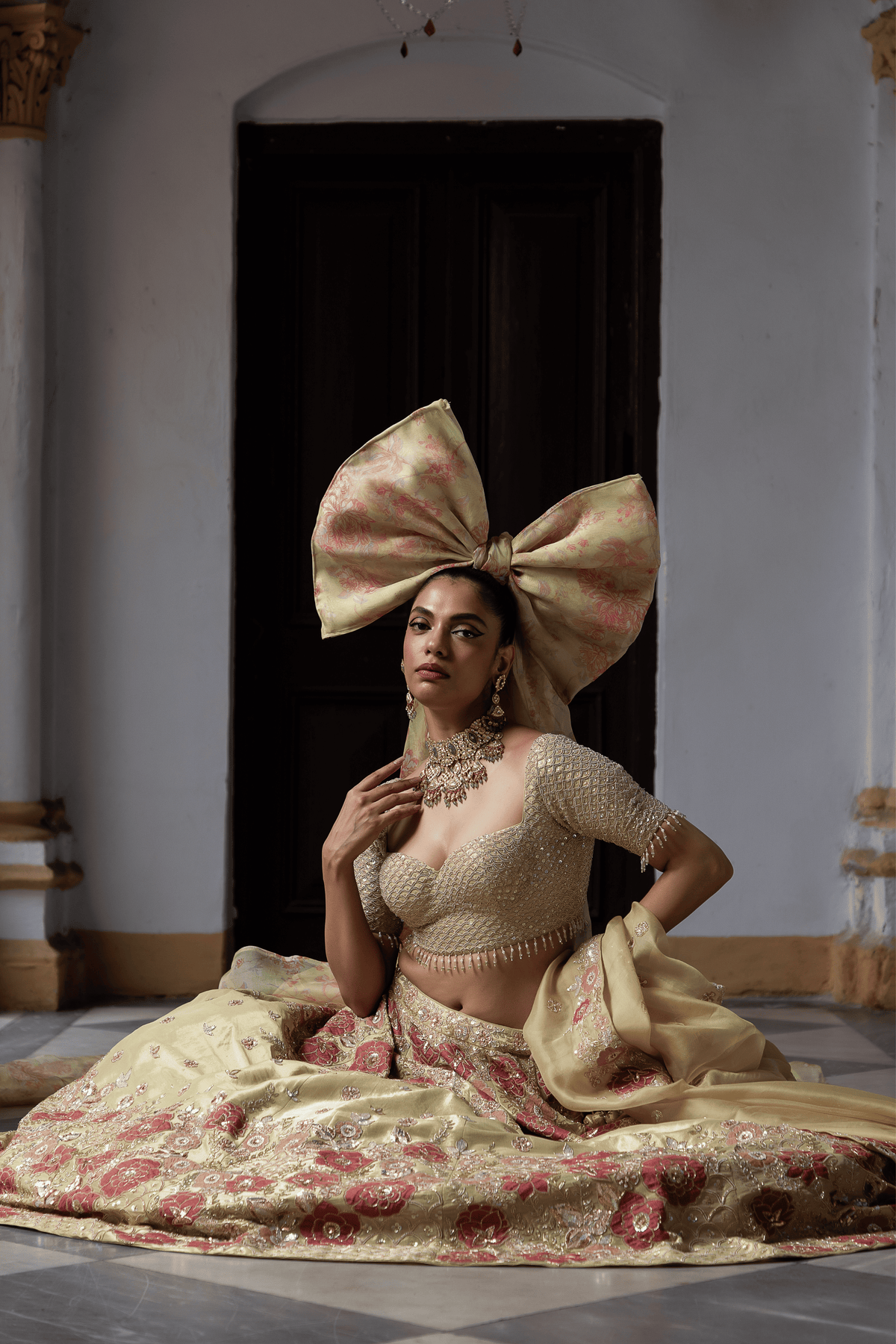 Golden Hue Bridal Lehenga