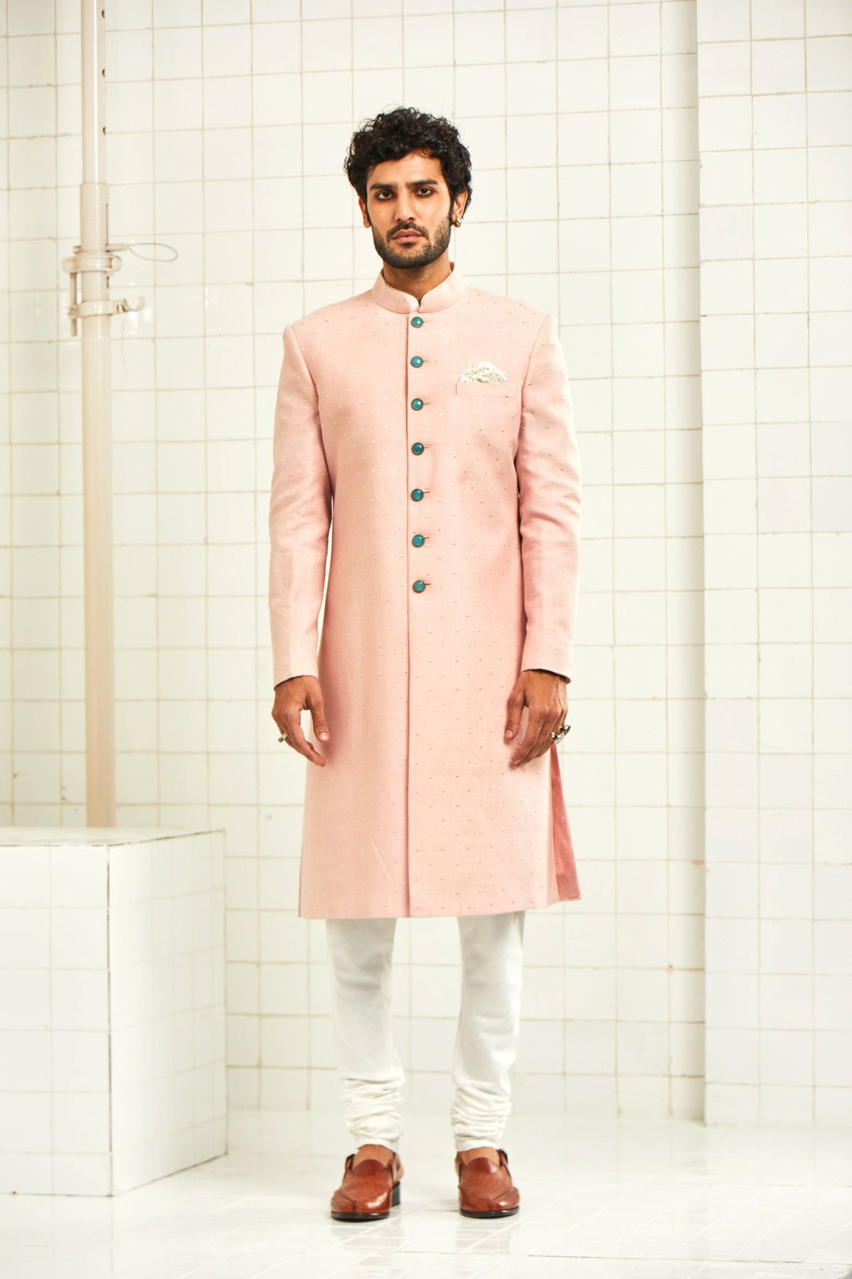 Bhomya Zari Embroidered Sherwani