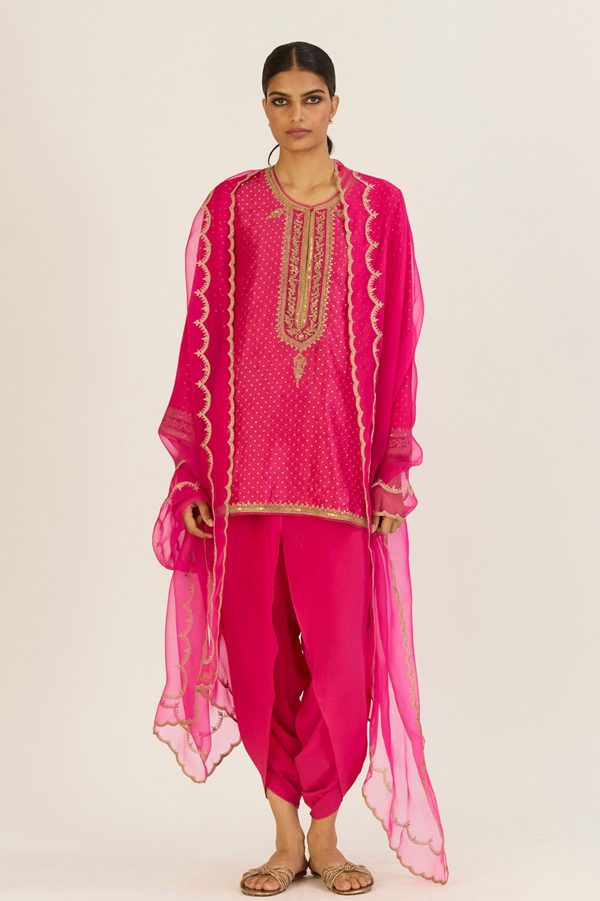 Rini Fuschia Kurta &amp; Pants