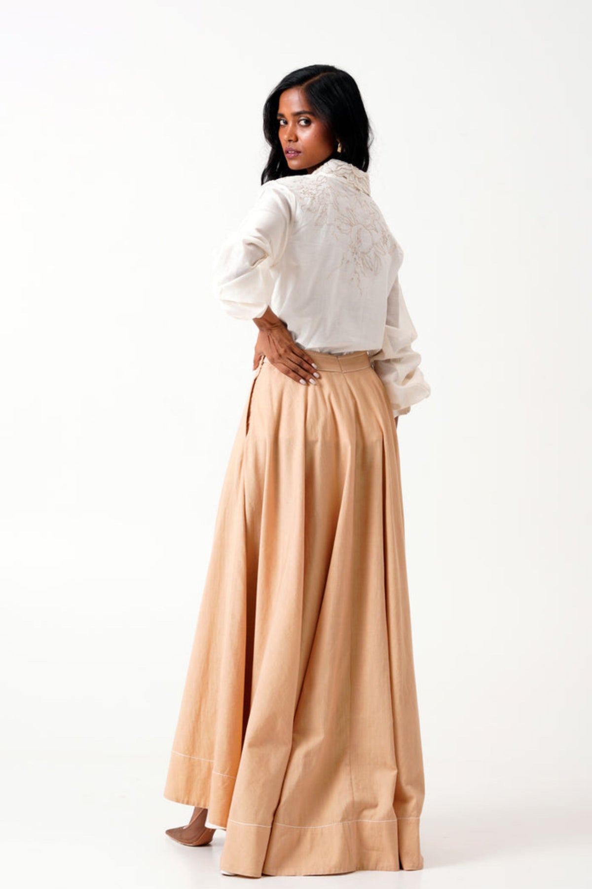 Latte Jena Swirl Skirt Set