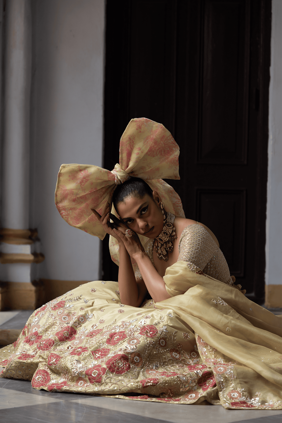 Golden Hue Bridal Lehenga