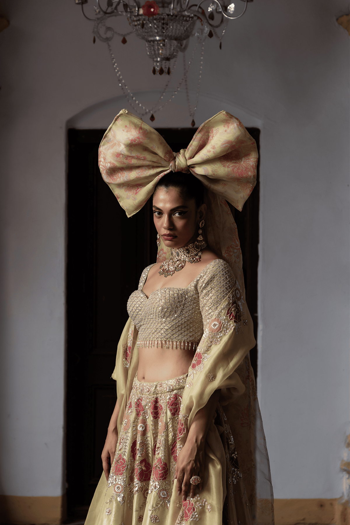 Golden Hue Bridal Lehenga