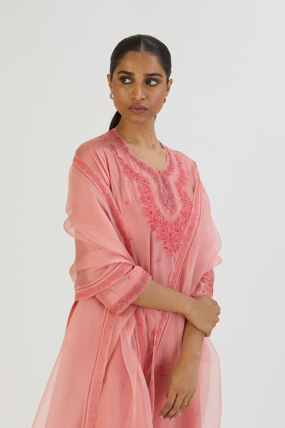 Pink Ojaswi Dupatta