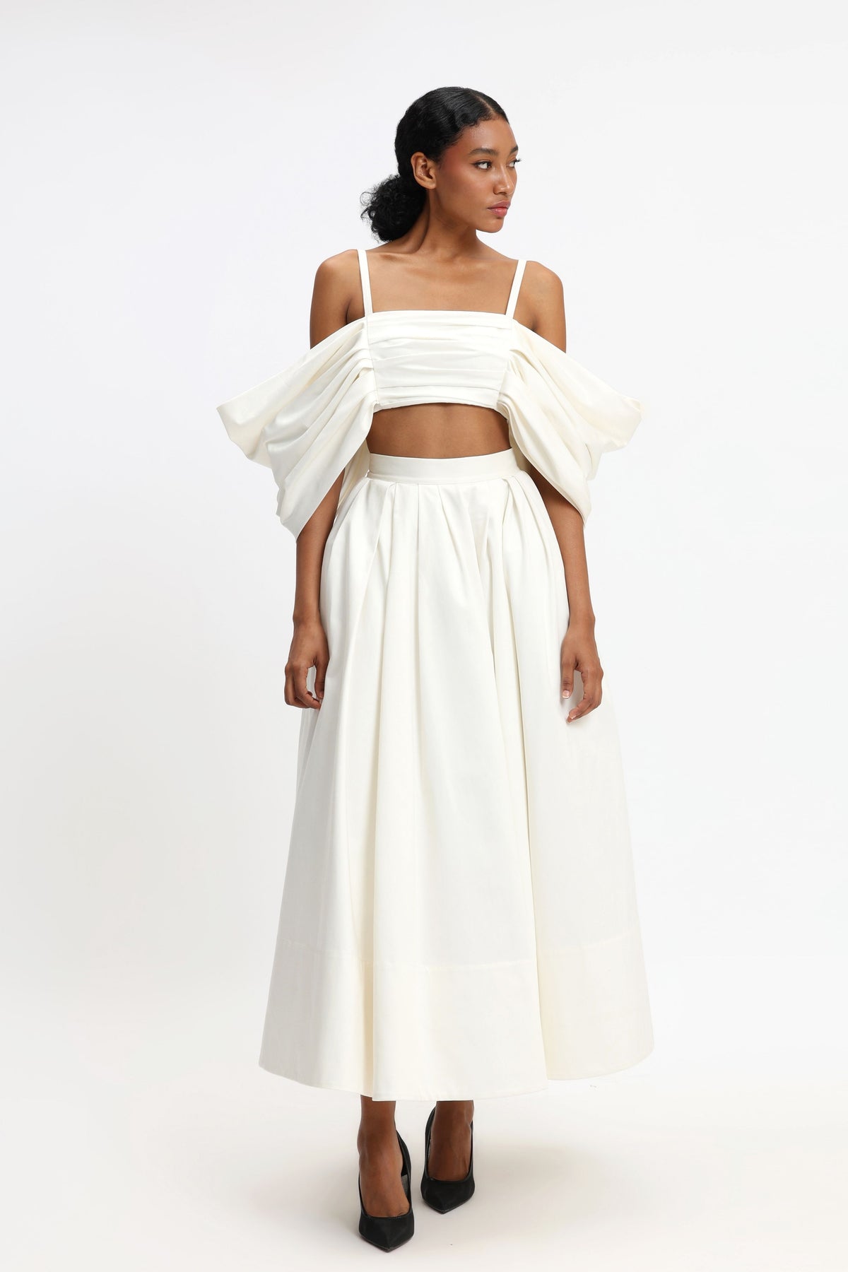 Tea Length Midi Skirt