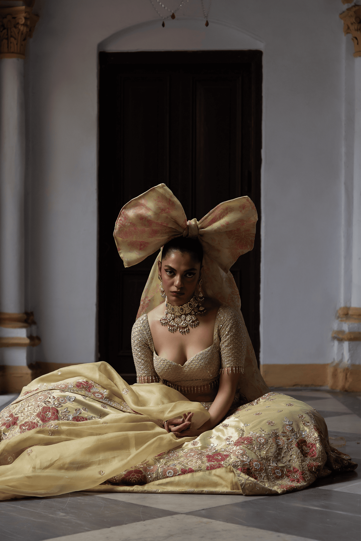 Golden Hue Bridal Lehenga